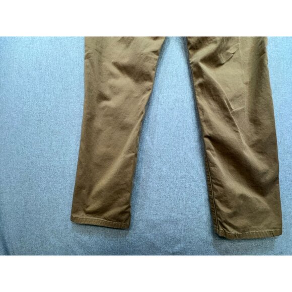 Levis Mens Casual Pants Size 30W X L30 Khaki Brown Denim Straight Leg Pockets - Picture 12 of 12